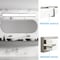 Luxrite 48 Inch LED Vanity Light Brushed Nickel 3CCT 300K-5000K 40W 2800LM Dimmable Over Mirror Light LR32134-1PK - alternate 6